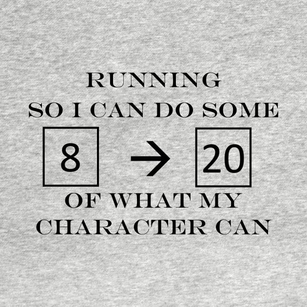 Character Running Shirt by adventuringguild